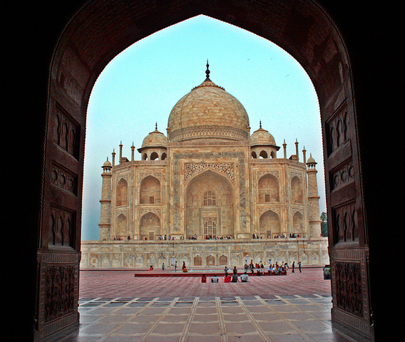 The mosque was finished