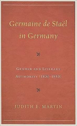 Stael writes On Germany