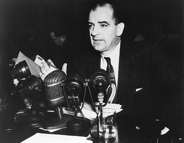 Joseph McCarthy begins his campaign.