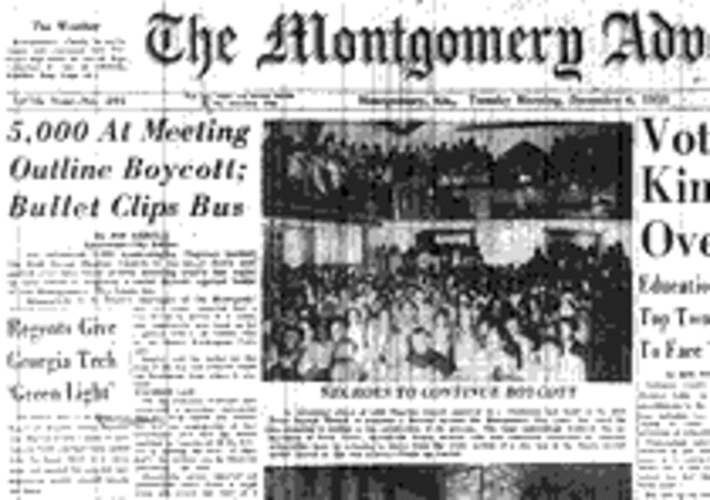 Montgomery, AL bus boycott