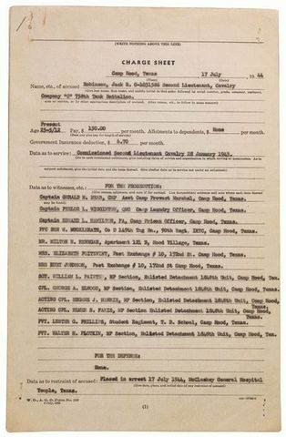 Jackie Robinson arrested