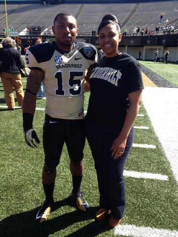 Me & my nephew "Tip McKenzie" at his first spring game