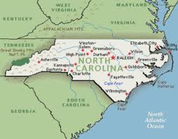 North Carolina secedes; last state to do so