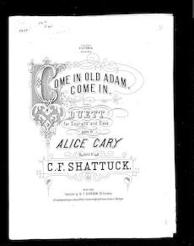 Come In Old Adam, Come in!