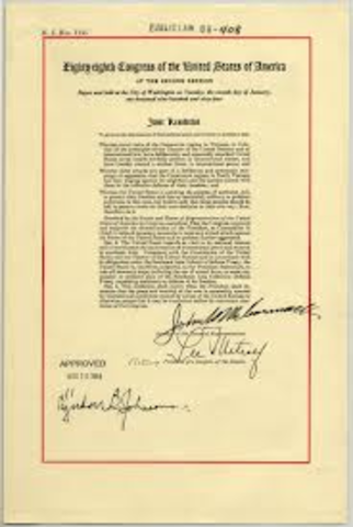 The United States Approves Tonkin Gulf