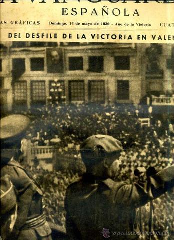 proclamacion de la victoria fascista
