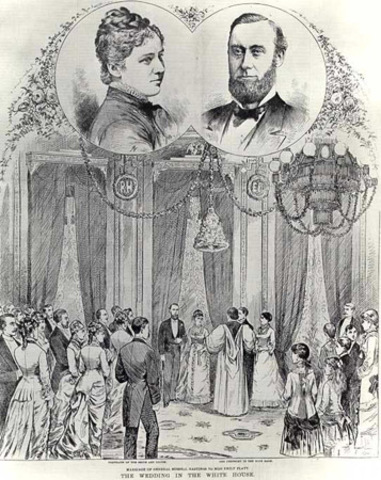 Married Rutherford B. Hayes