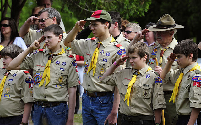 The 100th anniversary of the Boy Scouts of America.