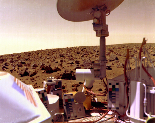 The first probe to Mars
