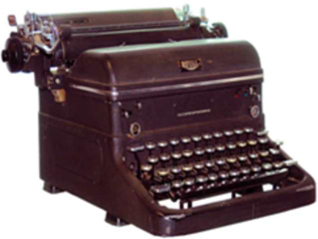 Criação da Máquina de Escrever
