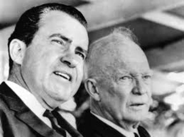 Nixon was elected Vice President under D. Eisenhower
