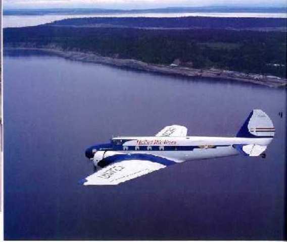 Boeing 247 Lifts Off