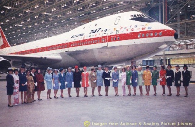 Boeing 747 Takes Flight