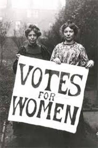 Woman's Voting Rights Were Established