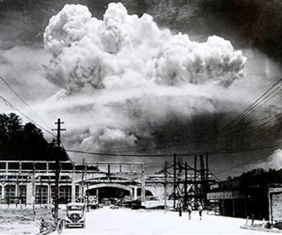 U.S. Drops Atomic Bombs on Japan