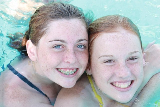 My first ever swimming lesson