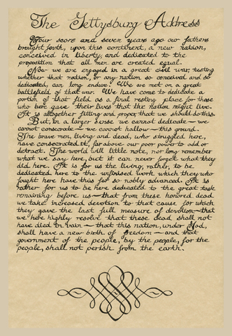 The Gettysburg Address