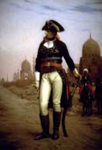 Napoleon becomes comander of French armies in Italy