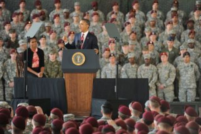 U.S. President Obama visits Fort Bragg