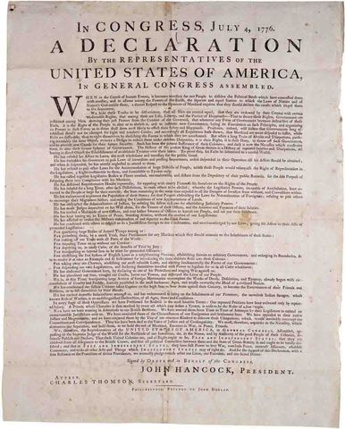 Declaration of Indepence