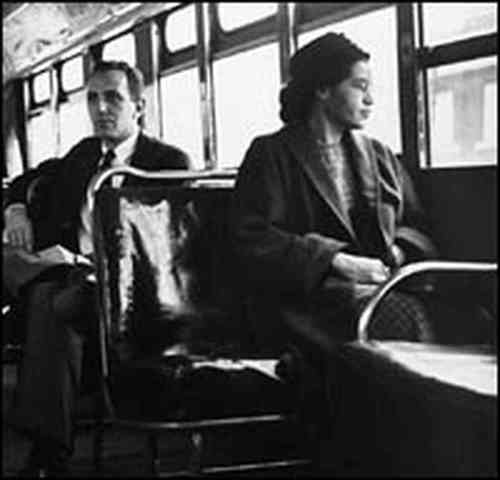 Rosa Parks' arrest and beginning of Bus Boycott