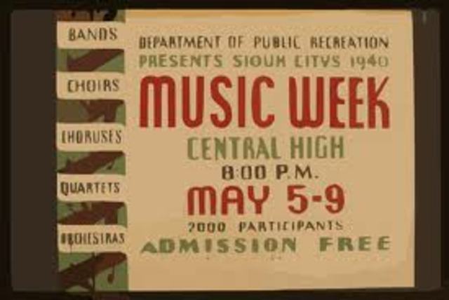 music in the 1940