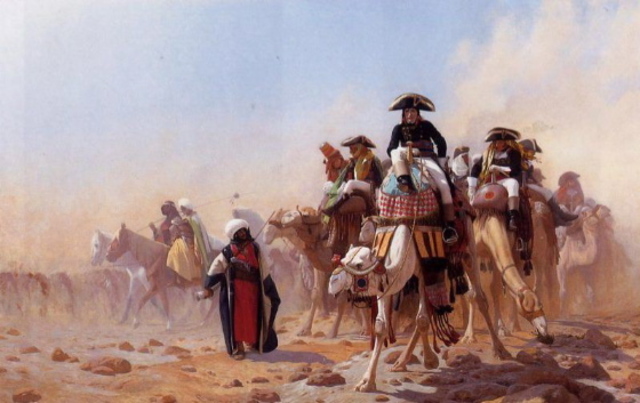 Napoleon leaves Egypt