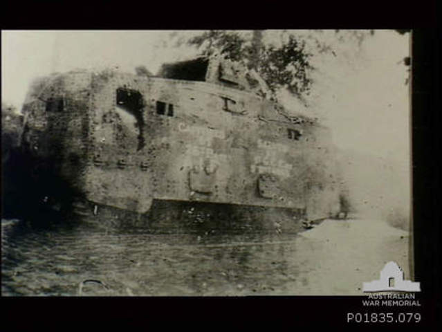 The battle of Villers Bretonneux and how British MARK IV tanks were involved