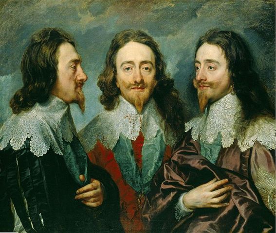 James I dies and Charles I accedes to the throne
