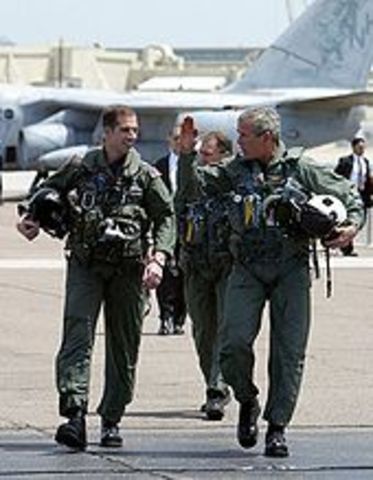Bush was commissioned into the Texas Air National Guard