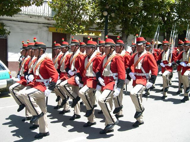March of the Mexican army