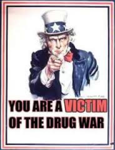 Reagan Declares war on drugs