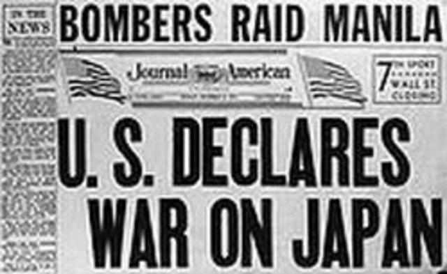 American declares war.