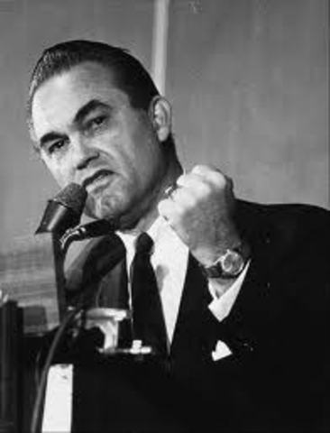 Gov. Wallace stops desegregation of the University of Alabama