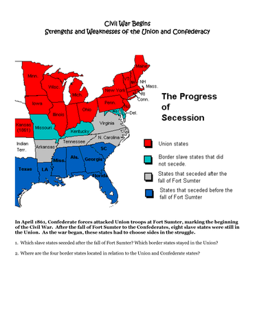 Slave states remain in the union