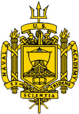 Graduates Naval Academy.