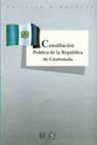 Promulgación de Constitución Política de Guatemala