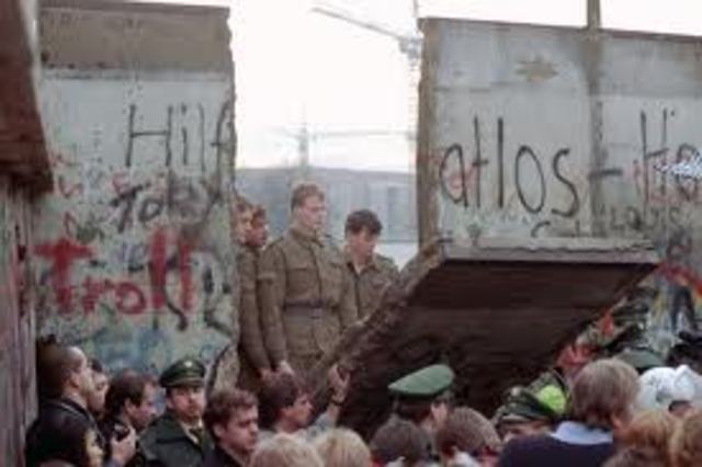 Berlin Wall is Torn Down