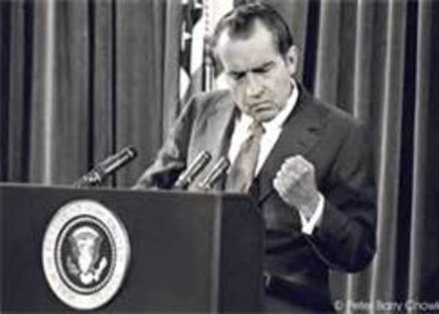 Nixon announces attacks in Cambodia