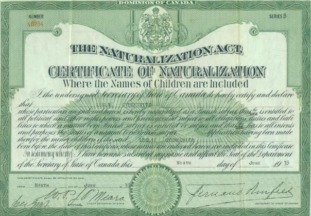 Naturalization Act of 1870