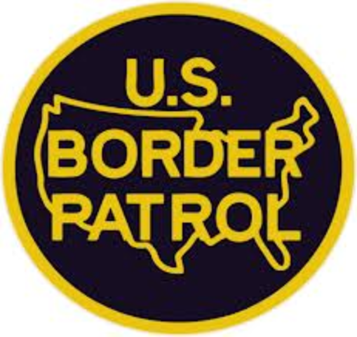 Border patrol was created