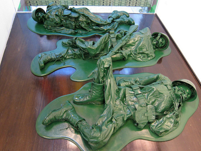 Asi fue que los volcanes derrotaron a los soldados quienes salieron para siempre