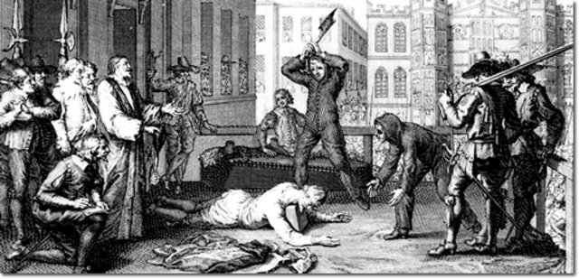 Charles I executed