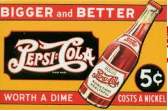 Pepsi’s lowered its price of its 12 oz bottle to a nickel