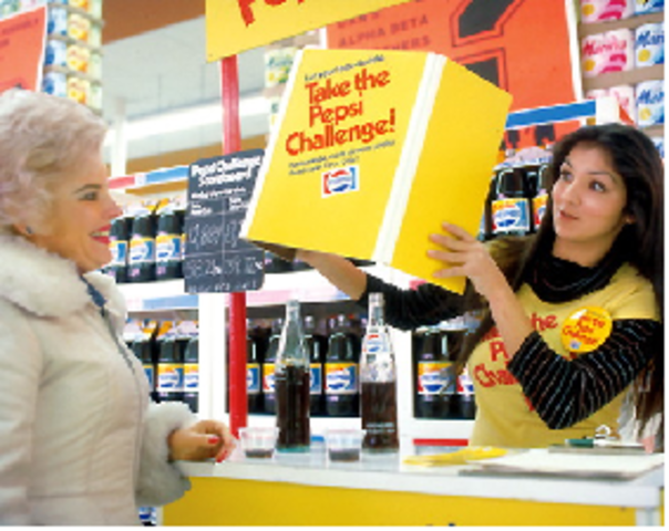Pepsi launched the “Pepsi Challenge” in Dallas Texas