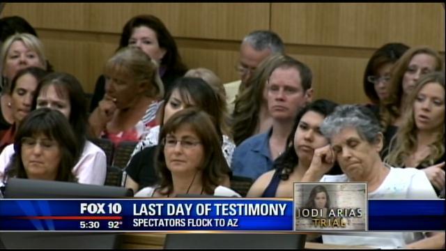 People travel from all over for seat at Arias spectacle