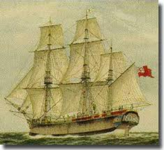 The arrival of the second fleet