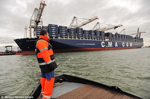 Largest Container Carrier - CMA CGM Marco Polo