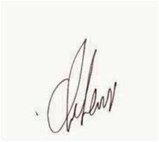 Lincoln signed on the Law