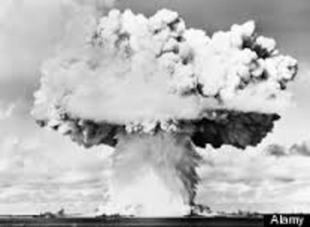 Atomic bomb was droped